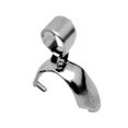 thumbnail image 2 of Necklace Pendant Clasp Replacement Ball Connector Pinch Beads Connector Stainless Clips Findings DIY Crafting Jewelry Making Spare Parts Silver Large, 2 of 6
