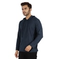 thumbnail image 4 of Inkmeso Solid Winter Hooded Sweatshirt For Mens Long Sleeve Drawstring Pullover Hoodie, 4 of 7