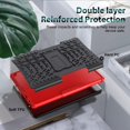 thumbnail image 4 of Pour Étui pour Tablette F I R E HD 10 2021, Étui de Protection Robuste à Double Couche Antichoc Résistant aux Impacts avec Béquille Compatible avec Fire HD 10 Case & 10 Plus 11th Generation Not For IPad 10.1, 4 of 7