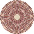 thumbnail image 1 of Ahgly Company Tapis d'Intérieur Lavable en Machine Carré Transitionnel Kaki Or, 3 Pieds Carré, 1 of 7