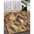 thumbnail image 3 of Ahgly Tapis Rectangulaire Lavable en Machine Intérieur Transitionnel GoldenRod Or, 8 Pieds x 10 Pieds, 3 of 7