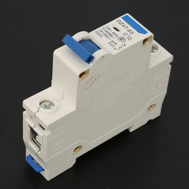 MCB Switch Breaker, Mini Circuit Breaker 1Pole 230VAC DZ47-6350A, Miniature Circuit Breakers