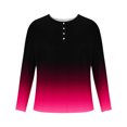 thumbnail image 4 of AherBiu Plus Size Mens Long Sleeve Shirts Stretch Athletic Button Shirt Lightweight Comfy Fall Gradient Sports Shirts, 4 of 4