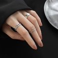 thumbnail image 2 of ORUYROP 3-10 Pcs Knuckle Rings Set Stainless Steel Ring Simple Smooth Finger Stackable Rings Set for Women Plain Band Rings, 2 of 6