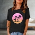 thumbnail image 2 of Birdeem Fashion Woman Print Round-Neck Short Sleeve T-Shirt Printing Loose Blouse Tops, 2 of 4