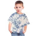 thumbnail image 5 of Offres pour Bébés! EQWLJWE T-Shirts Teinture sur Nœuds pour Filles, T-Shirt Court Graphique Teinture sur Nœuds pour Filles de 3 à 14 Ans, Chemisiers d'Été Décontractés Colorés à Col Rond et Manches Courtes, Hauts T-Shirt Mignons, 5 of 5