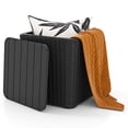 thumbnail image 1 of Costway 11.5 Gallon Water-proof Deck Box with Removable Lid Storage Container Side Table Black, 1 of 10