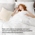 thumbnail image 4 of BEDSURE White Duvet Cover Full Size - Soft Prewashed Full Duvet Cover Set, 3 Pieces, 1 Duvet Cover 80x90 Inches with Zipper Closure and 2 Pillow Shams, 4 of 6