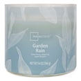 thumbnail image 2 of Mainstays 3-Wick Textured Wrapped Garden Rain Scented Candle, 14 oz, 2 of 6