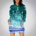 thumbnail image 1 of Jsaierl Chandail à Capuchon de Noël pour Femmes, Drôle, Flocon de Neige Scintillant, Robe Chandail à Manches Longues, Tenue Mignonne de Noël pour Femmes 2024, 1 of 6