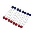 thumbnail image 3 of S SERENABLE 8 Pcs Balles de Golf de Rechange Dia 1.65 Po Activités Intérieures Ou Extérieures Jeu de Cour pour Enfants Adultes Jouet Familial Lancer Balles de Jeu Rouge et Bleu, 3 of 9