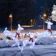 thumbnail image 2 of Gymax 3 PCS Christmas Lighted Reindeer Family Set w/255 Cold W/ LED Lights Stakes, 2 of 10