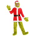 thumbnail image 1 of The Grinch Adult Santa Open Face Costume, 1 of 7