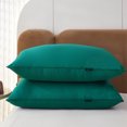 thumbnail image 1 of LutIedan 2PCS Hotel Grade Pillow Core Hypoallergenic Down Alternative Support for Back Stomach Sleepers Plush Soft Machine Washable Bed Pillow Core, 1 of 5