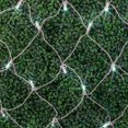 thumbnail image 4 of Novelty Lights 4x6 Outdoor LED Net Lights, 100 Pure White LEDs, White Wire, 4 of 5