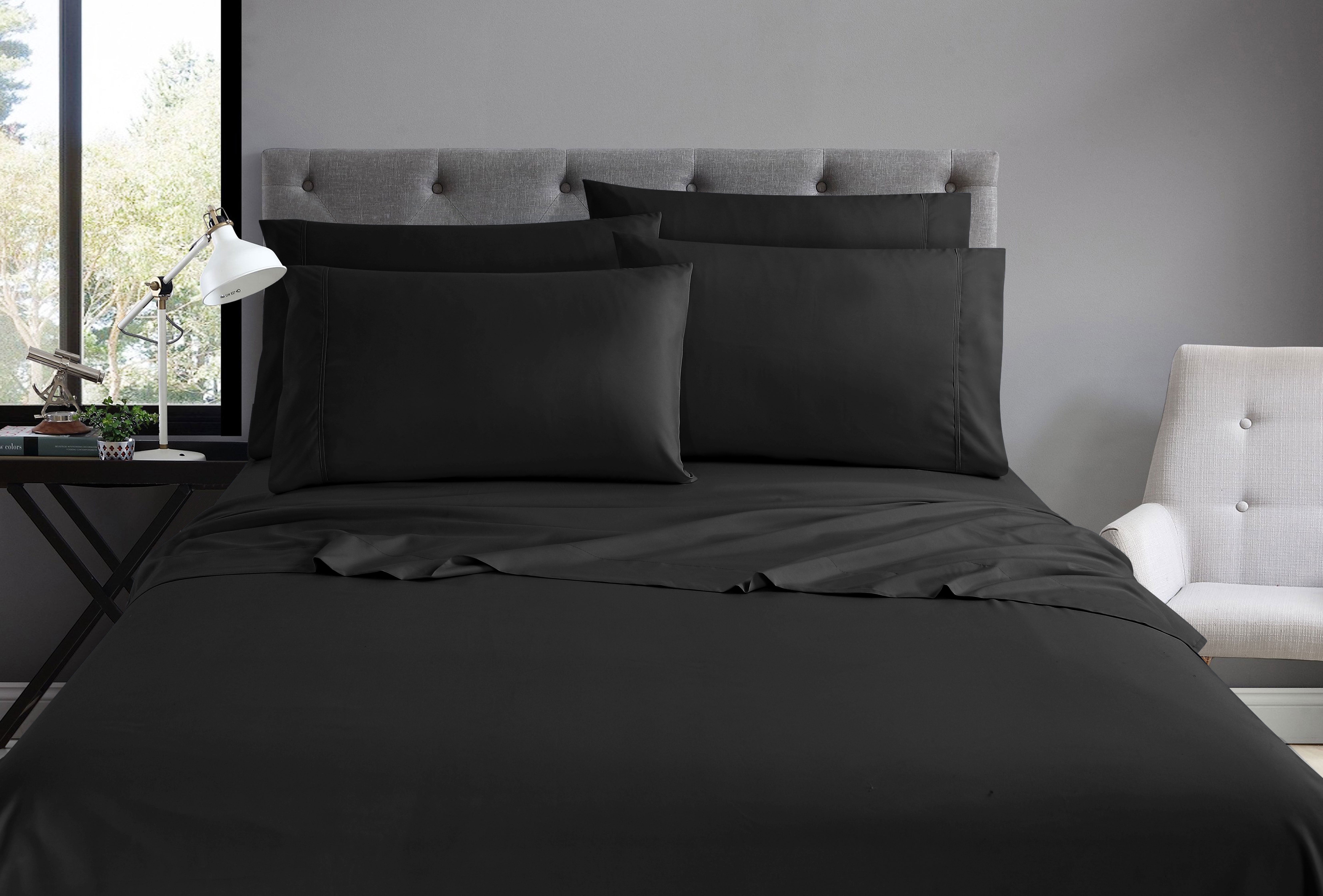 Swift Home Luxury 6-Piece Sheet Set with Extra Pillow Case, Queen