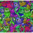 thumbnail image 4 of oneOone Cotton Poplin Twill Multicolor Fabric Cat Craft Projects Decor Fabric Printed By The Yard 56 Inch Wide, 4 of 4
