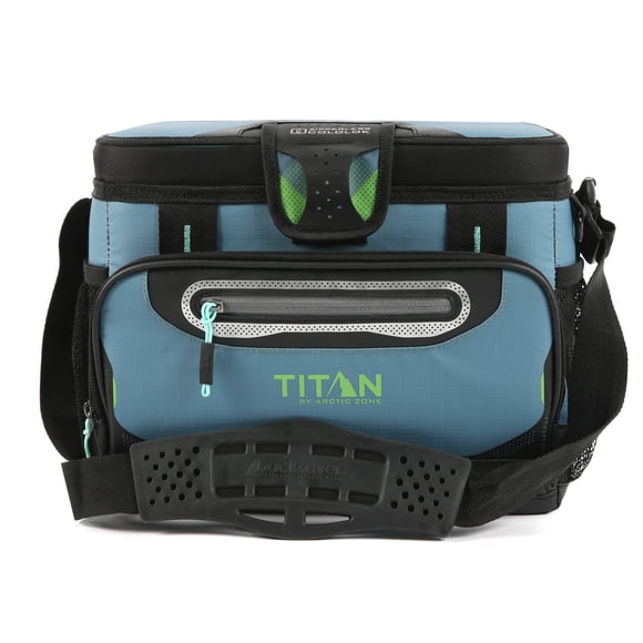 Titan by Arctic Zone 12 Can 8 L Capacity Zipperless Soft Cooler, Bali Green