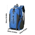 thumbnail image 3 of 30L Lightweight Packable Hiking Backpack, Durable Water-Resistant Daypack for Camping Travel, Compact Foldable Nylon Backpack with Inner Pocket for Men Women, Blue, 3 of 6
