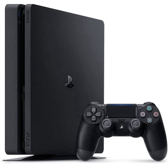 Restored Sony PlayStation 4 Slim 1TB Gaming Console, Black (Refurbished)