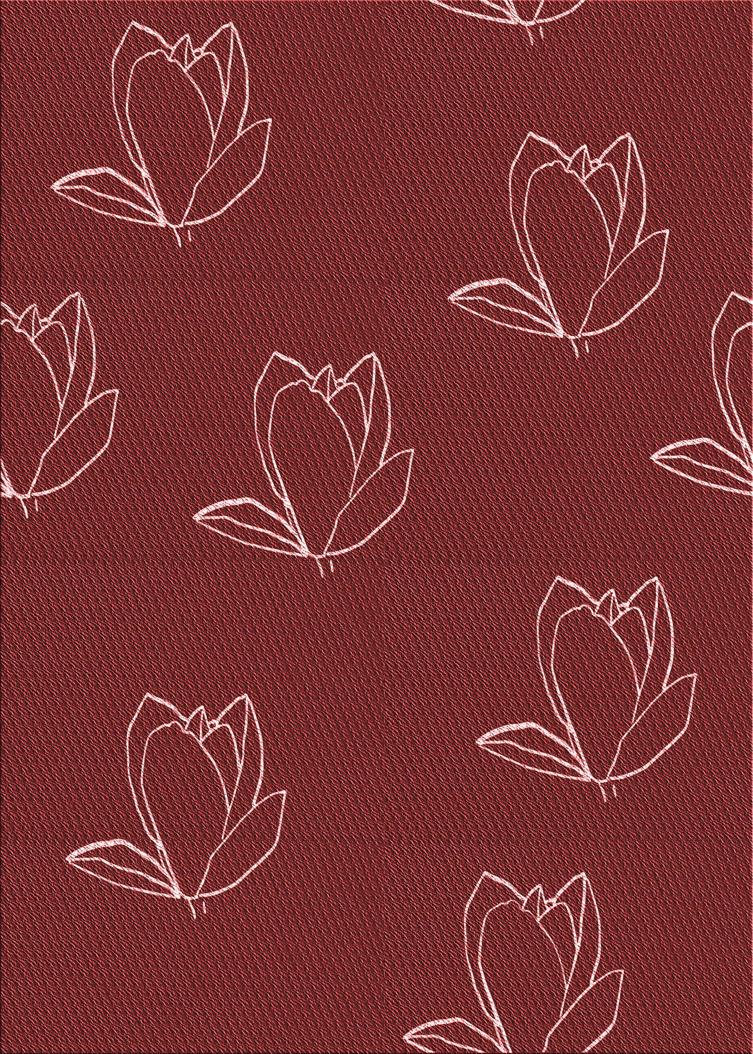 Ahgly Company Tapis d'Intérieur Rectangulaire Transitionnel Lavable à la Machine, Rouge Canneberge, 8 Pieds x 10 Pieds