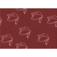 thumbnail image 1 of Ahgly Company Machine Washable Indoor Rectangle Transitional Cranberry Red Area Rugs, 8' x 10', 1 of 7