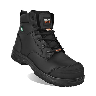 MooseLog Fuller 6" CSA Certified Composite Toe Leather Work Boots for Men & Women, Men's 12 / Women's 14