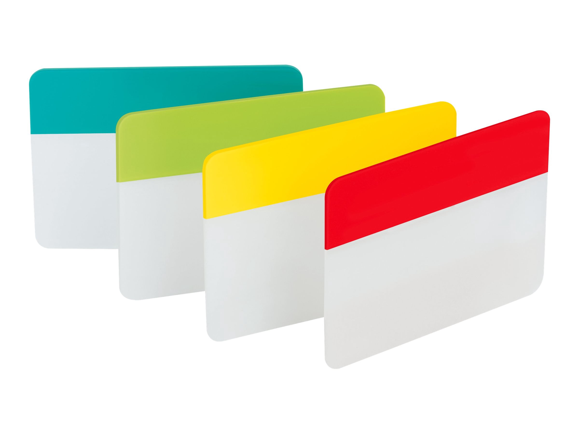 Post-it® Tabs 686-ALYR, Assorted Primary Colours, 2 in x 1.5 in (50.8 mm x 38.1 mm), 24/Pack