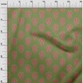 thumbnail image 2 of oneOone Polyester Lycra Fabric Floral Block Print Fabric By The Yard 56 Inch Wide, 2 of 4