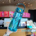thumbnail image 1 of Outdoor Sports Water Bottle Water Bottle With Straw Fitness Water Bottle Water Bottle Outdoor Sports Water Bottle Plastic Fitness Water Bottle Extra Large Capacity Kettle With, 1 of 2
