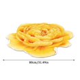 thumbnail image 3 of Tapis de Porte Intérieur Tapis de Porte Paillasson Intérieur Entrée Tapis de Sol en Forme Spéciale 3D Fleur Tapis de Porte Intérieur Tapis Diamètre 80cm Tapis Rouge et Blanc pour Salon Prime of Day 32x32 Po, 3 of 6