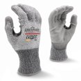 thumbnail image 1 of LINCONSON 3 Pack Level 5 Cut Resistant Safety Performance Series Construction Mechanic PU Work Gloves Thumb Double Reinforced (Large,Grey), 1 of 3