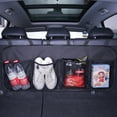 thumbnail image 2 of Car Rear Bag Vehicle Chair Back Trunk bag car Storage Pouch Water Bottle Shoes Snacks Organizer Bag, Normal Type, Black, 2 of 8