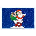 thumbnail image 2 of Carnation Home Fashions BM-XMAS-UP 19 x 31 in. Up on the Rooftop Bathroom Rug, Multi Color, 2 of 3