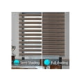thumbnail image 2 of WYMO Zebra Blinds 23 x 72 INCH - Sheer Horizontal Blinds and Shades for Daytime and Nighttime - Light Filtering Roller Shades for Windows - Brown - Manual Control Stick, 2 of 7