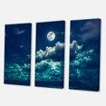 thumbnail image 3 of Designart Full Moon In Cloudy Night Sky II Canvas Wall Art, 3 of 4