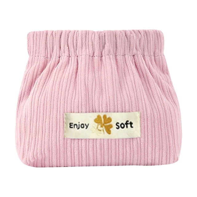 Sacs pour Femmes,Sacs Cosmétiques pour Femmes Bouche Fragmentée Enveloppe Rouge Rangement Cosmétique Petit Sac Sac Portable pour Femmes Sac de Rangement en Velours Côtelé Sacs à Main pour Femmes,Petit Sac Cosmétique