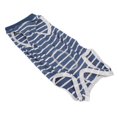 thumbnail image 3 of Dog Recovery Suit, Dog Post Surgery Shirt Soft Limb Wrap Design Snap Button Closure Stripe Adjustable Collar Open Crotch Breathable  for Abdominal Wound S,M,L,XL,2XL, 3 of 7