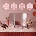 thumbnail image 4 of Ultra-Slim Foldable Mirror Gift for Her, Pink, 4 of 7