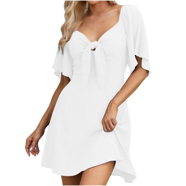 Gspmoly Robes d'Été pour Femmes, Mode Femmes Été Décontracté Imprimé Camis Sans Manches Bandage Longue Robe Robes d'Été pour Femmes Économies