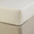 thumbnail image 2 of 700 Thread Count 100% Egyptian Cotton 3-Piece Fitted Sheet ( 1 Fitted Sheet + 2 Pillow Covers) 30 Inches Deep Pocket Size Stripe Pattern, 2 of 4