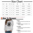 thumbnail image 3 of IROINID Épargne Womens Manches Longues Tops Imprimé T-shirt Chemisier Col Rond Salon Tops Sweat-Shirt, Vert, 3 of 4