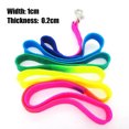 thumbnail image 3 of Adjustable Rainbow Small Rabbit Cat Collar Leash Band Dog Cat collar halter; Pets Lead Harness Strap Belt, 3 of 9