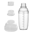 thumbnail image 1 of Shaker Bottle Cocktail Shaker Set with 1pc Plastic Cocktail Shaker 700ml / 24oz & 1pcs Measuring Jigger Set for Drink Mixing Bar Party Home Use Bartending Wine Shaker Shaker Bottle, 1 of 3