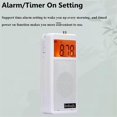 thumbnail image 4 of Mini Pocket FM AM Radio Orange Backlight LCD Display Radios, 4 of 5