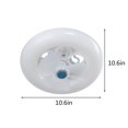 thumbnail image 2 of EGNMCR Modern Ceiling Fan Light 10.6inch Low Profile Ceiling Fan LED Dimmable With Light Kit Lamp For Bedroom Bathroom Indoor Ceiling Fan Ceiling Fan Light, 2 of 5
