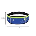 thumbnail image 3 of EGNMCR Ceinture de Course avec Porte-Bouteille d'Eau Sac Banane de Sport Sac de Taille pour Hommes et Femmes Ceinture de Sport avec Fermeture Éclair pour Course Randonnée Escalade,, 3 of 6