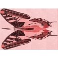 thumbnail image 1 of Ahgly Company Tapis Rectangulaire Lavable en Machine Intérieur Transitionnel Marron Rouge, 4 Pieds x 6 Pieds, 1 of 7