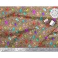 thumbnail image 3 of Soimoi Polyester Crepe Fabric Dot,Octopus & Jellyfish Ocean Print Fabric by The Yard 52 Inch Wide, 3 of 3