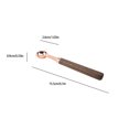 thumbnail image 4 of Feltree Measuring Spoons with Wooden Handle Food Grade Polished Surfaces Reusable Measuring Spoons Cooking Tool Measuring Spoons Rose, 4 of 7